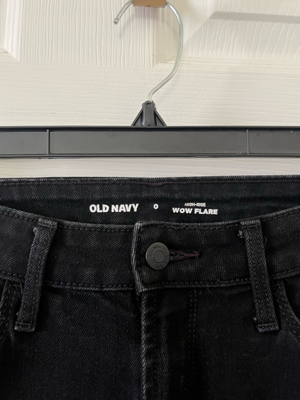 Old Navy Black High Rise WOW Flare Jeans - Picture 5 of 5